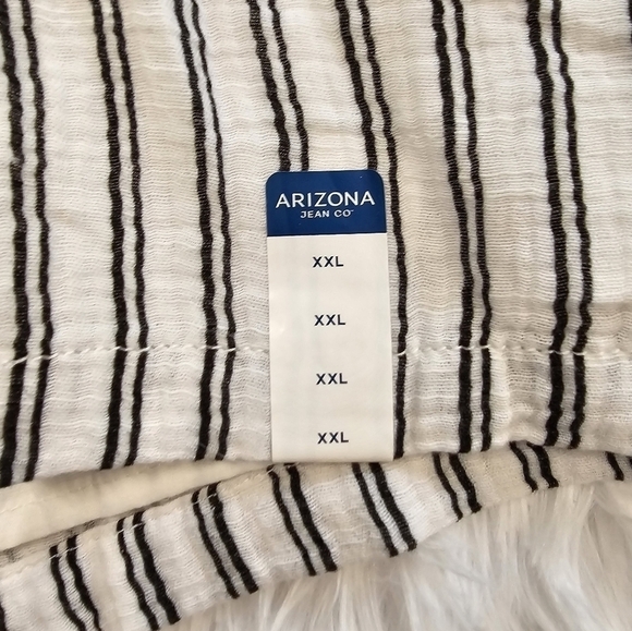 XXL Arizona jean Co. comfy striped fully lined shorts - Picture 7 of 13